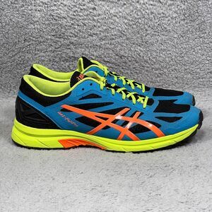 Asics Gel-FujiPro Mens Size 11 Trail Running Shoes Sneakers Onyx Flash Orange